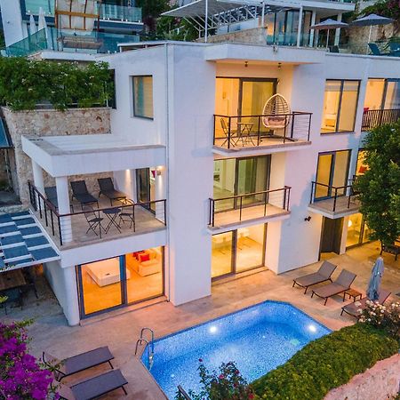 Luxus Villa Skyla Mit 5 Schlafzimmern & Meer-Blick Kaş Buitenkant foto
