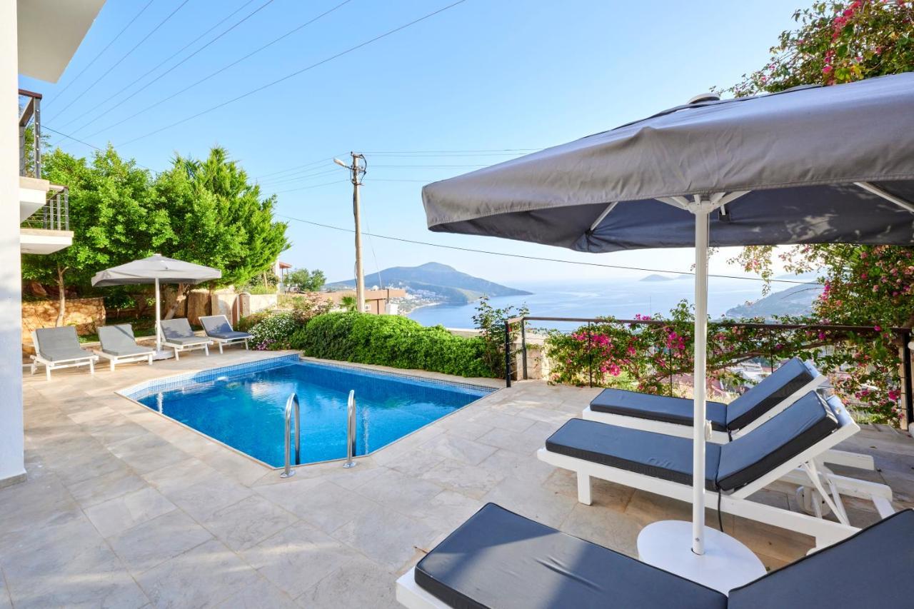 Luxus Villa Skyla Mit 5 Schlafzimmern & Meer-Blick Kaş Buitenkant foto