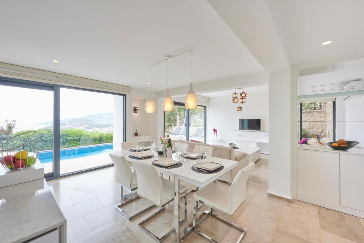 Luxus Villa Skyla Mit 5 Schlafzimmern & Meer-Blick Kaş Buitenkant foto