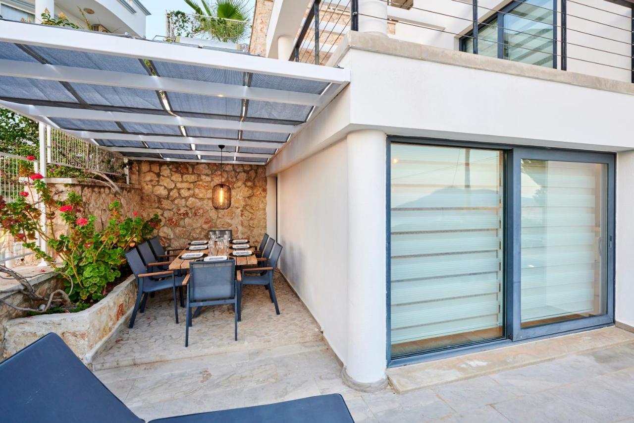 Luxus Villa Skyla Mit 5 Schlafzimmern & Meer-Blick Kaş Buitenkant foto