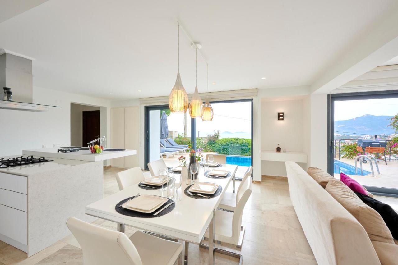 Luxus Villa Skyla Mit 5 Schlafzimmern & Meer-Blick Kaş Buitenkant foto