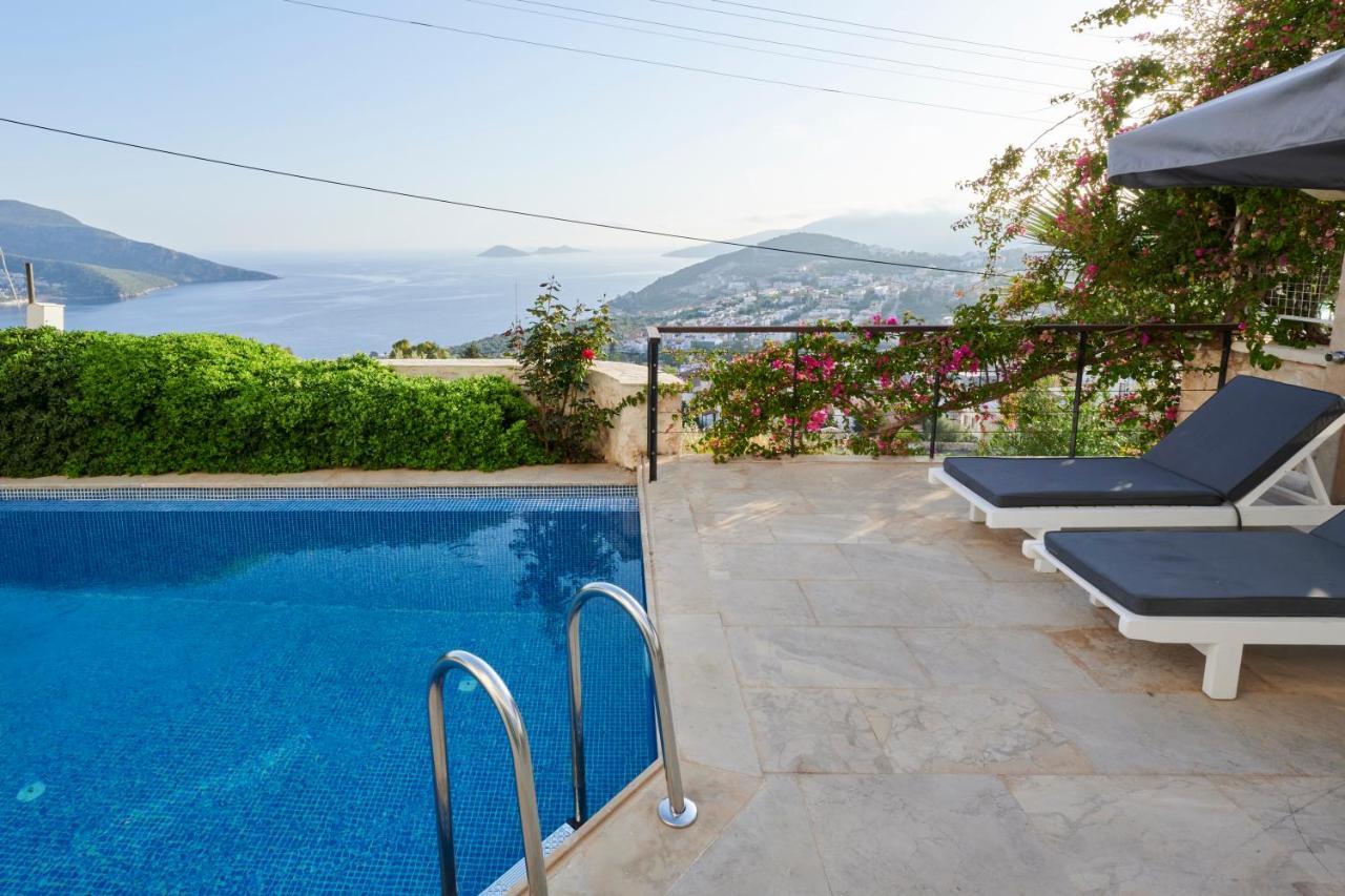 Luxus Villa Skyla Mit 5 Schlafzimmern & Meer-Blick Kaş Buitenkant foto