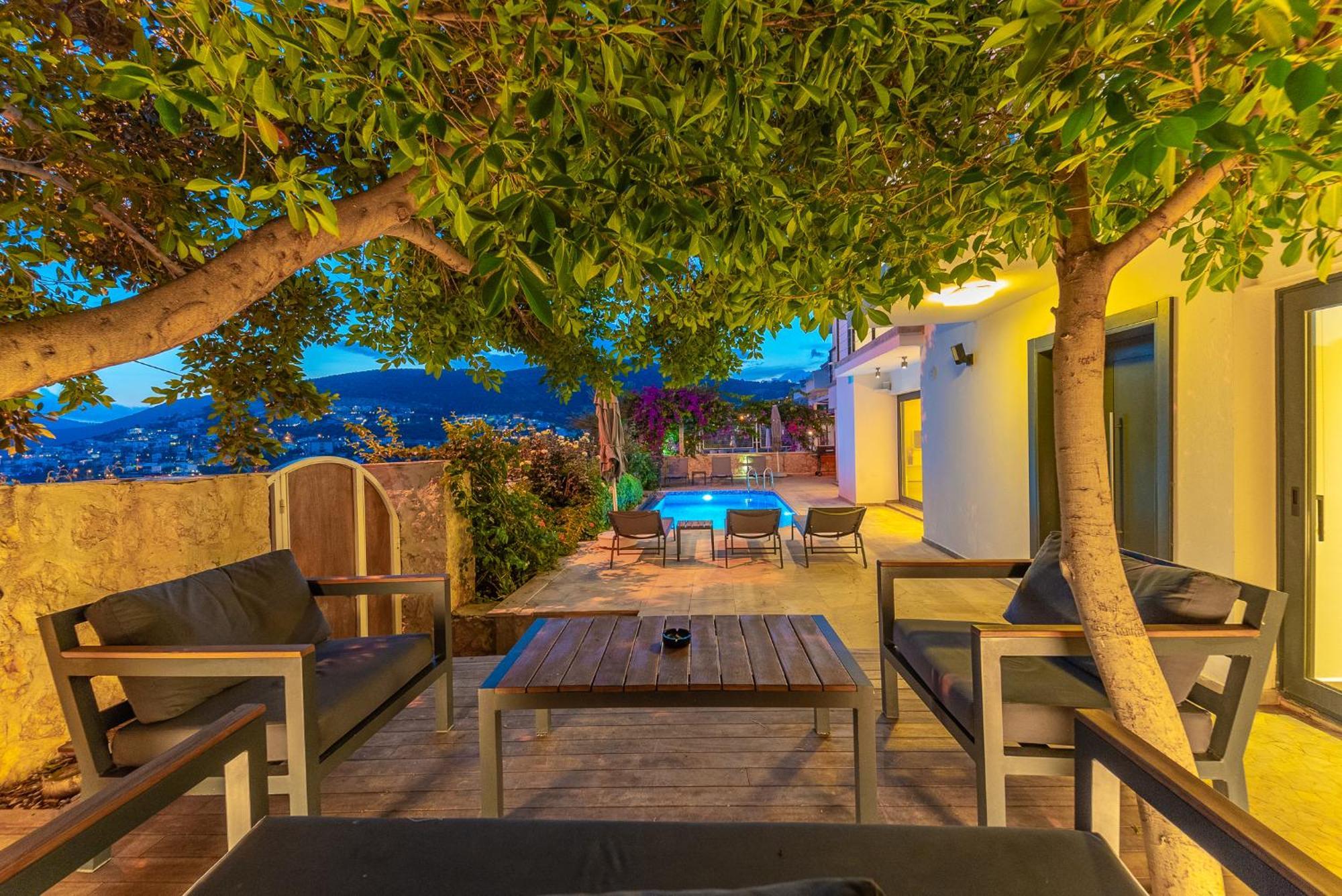 Luxus Villa Skyla Mit 5 Schlafzimmern & Meer-Blick Kaş Buitenkant foto